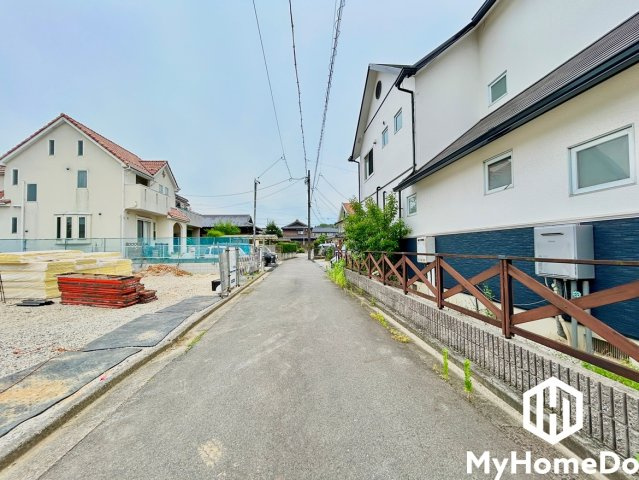 春日井市東野町　7期の前面道路含む現地写真