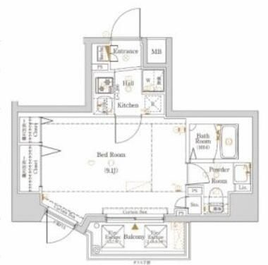 KNOTS浅草の間取り