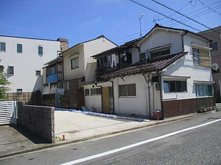 西区東観音町の前面道路含む現地写真