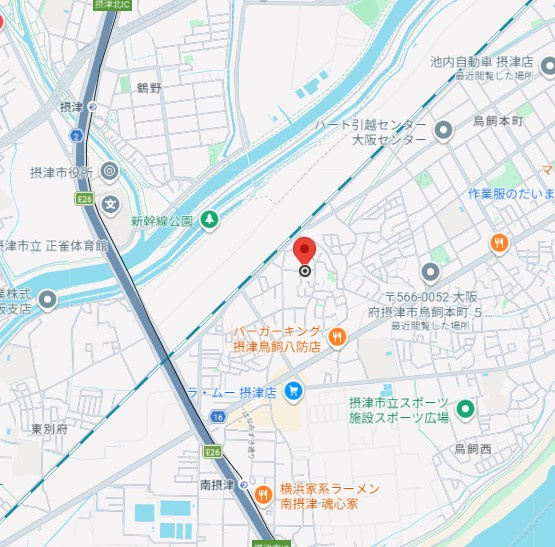 メゾンCoCoの地図