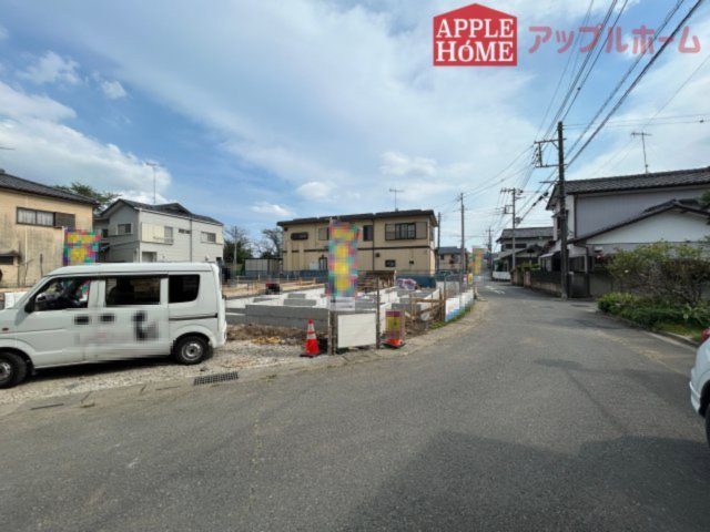 [新築住宅]  深谷市本住町 全3棟の前面道路含む現地写真