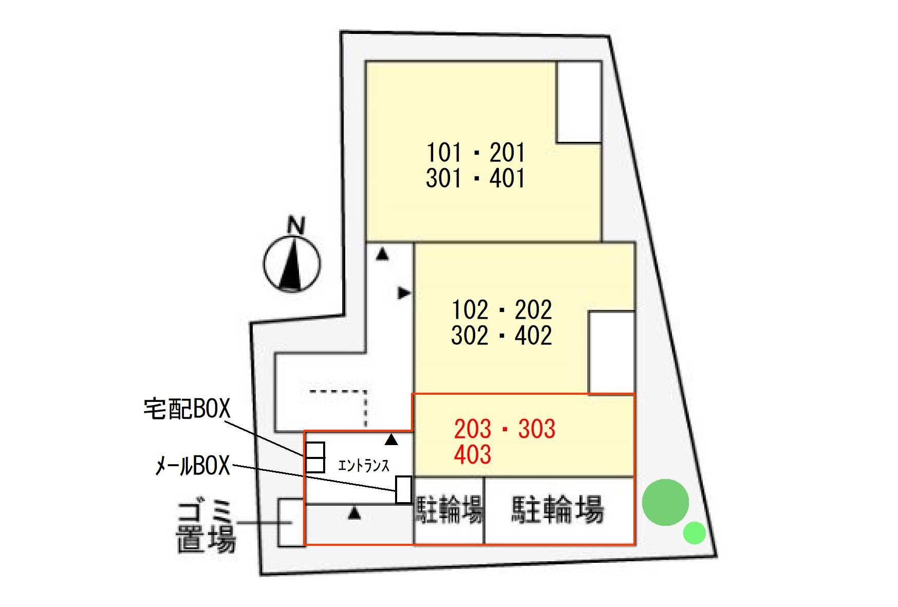 カーサ　アリビオのその他|区画図