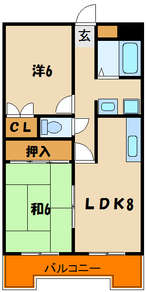 サンロイヤル神戸西の間取り