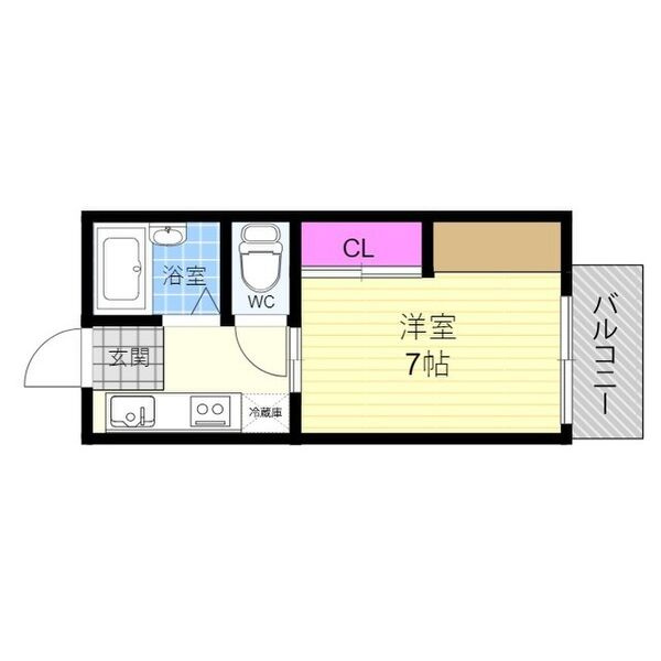 はるはなⅢの間取り