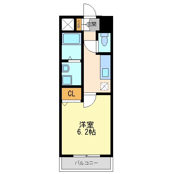 レジュールアッシュPREMIUM　TWIN－1の間取り
