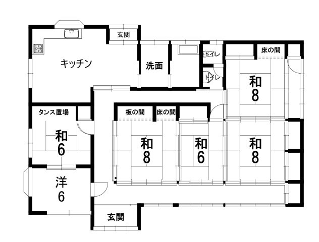 那須烏山市下川井994-1の間取り