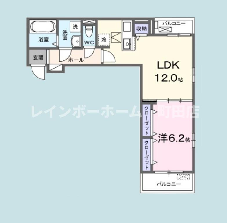 フォンテーヌ3※初期費用分割あと払いサービス利用可能物件の間取り