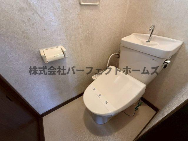 田口3丁目戸建　賃貸のトイレ|トイレもきれいです