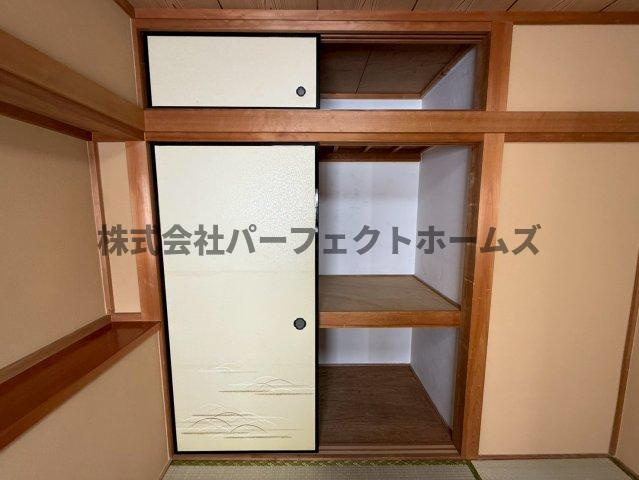 田口3丁目戸建　賃貸の収納|大きなスペースがあり、収納には困りません