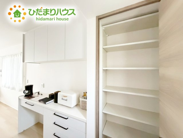 いわき市内郷御台境町新町前　建売住宅の収納|備え付け収納で、スッキリお片付け！