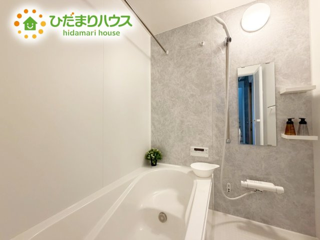 いわき市内郷御台境町新町前　建売住宅の浴室|大人が足を伸ばしても十分な広さ！一人でゆっくりくつろぐ時間も大切です！