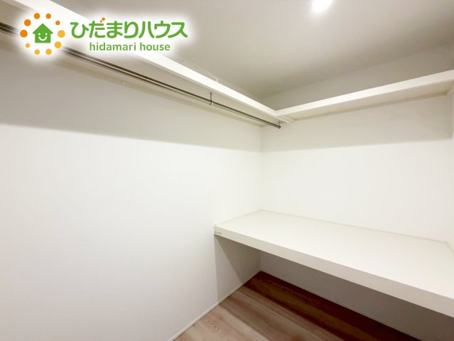 いわき市内郷御台境町新町前　建売住宅の収納|小物類から掃除機やシーズンオフの暖房器具といった大きいものまで1か所に収納できる、機能的な大容量クローゼット付き(^^♪光の影響を受けにくいので、物の保存に最適♪