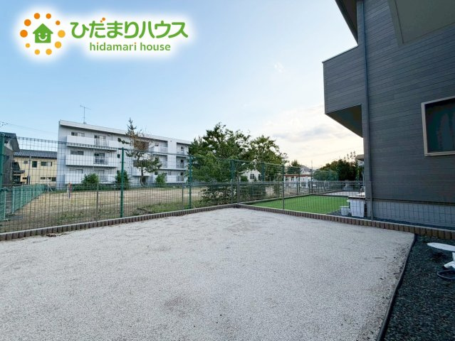 いわき市内郷御台境町新町前　建売住宅の庭|お庭付物件になります！お庭遊びや、プールなどお子様も大喜び(^^)
