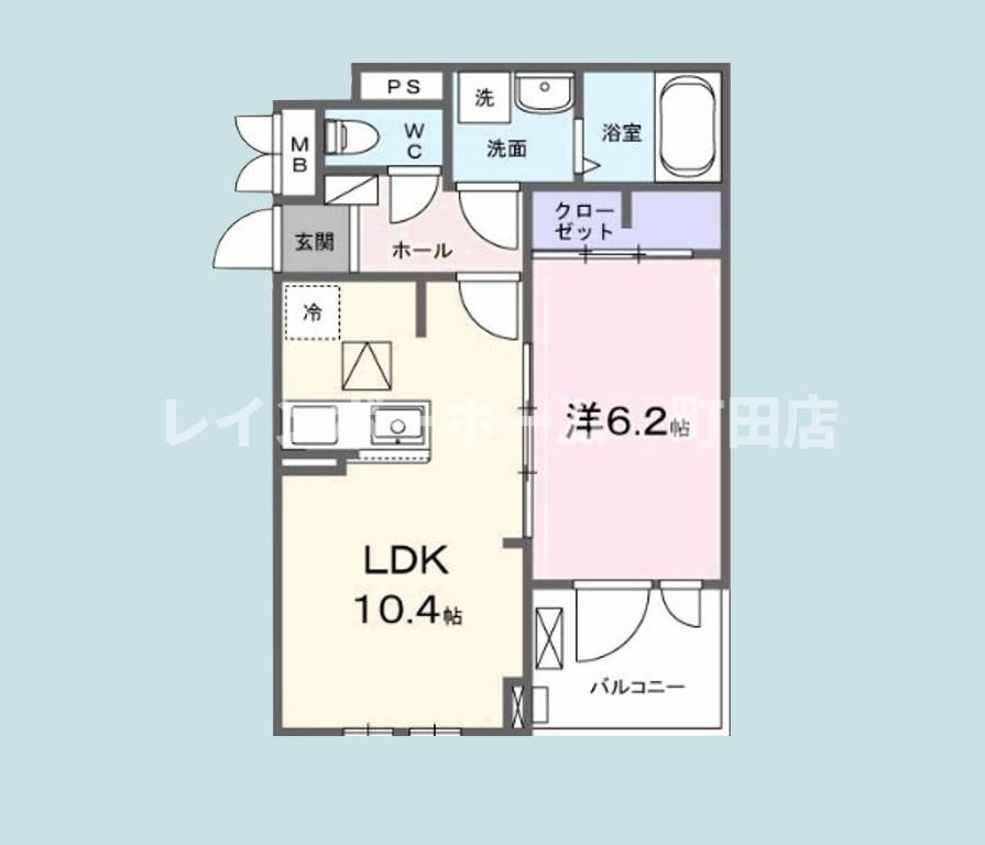 フォンテーヌ3※初期費用分割あと払いサービス利用可能物件の間取り
