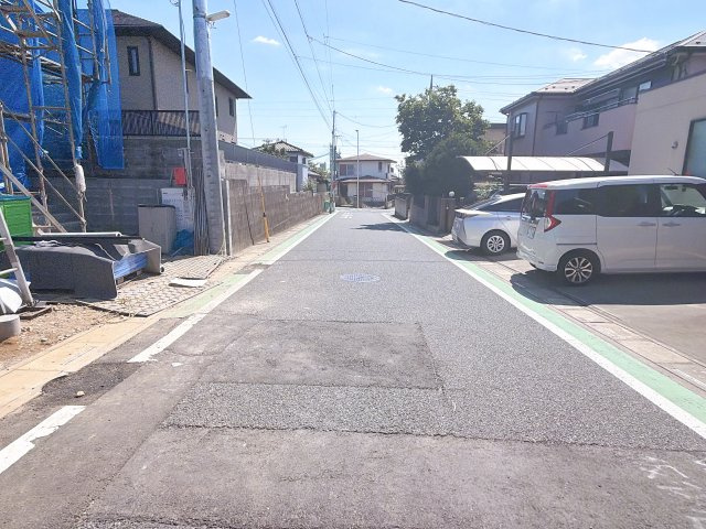 さいたま市見沼区東大宮1期の前面道路含む現地写真