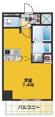 【間取り】 | プレサンスNAGOYA桜通ビッグビート | 間取りです。