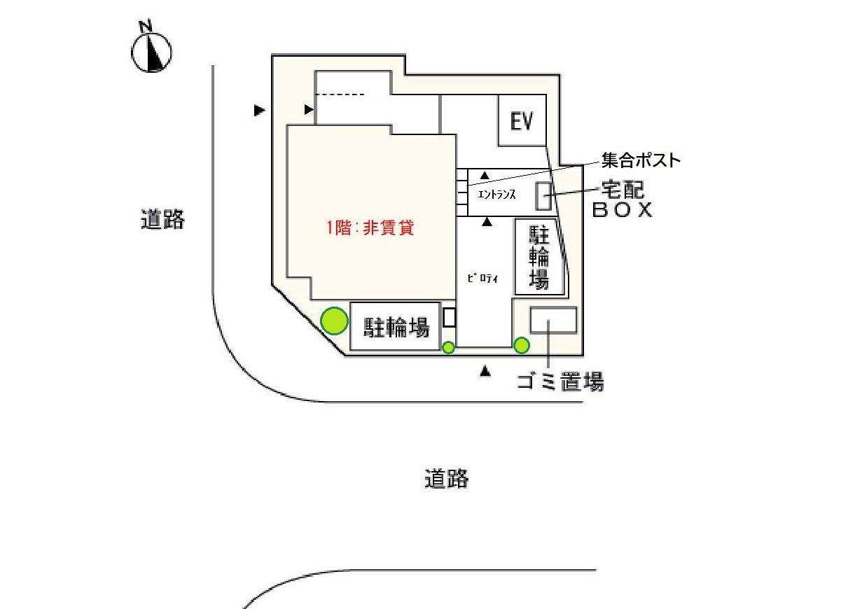 プラザ・デル・ソルの区画図