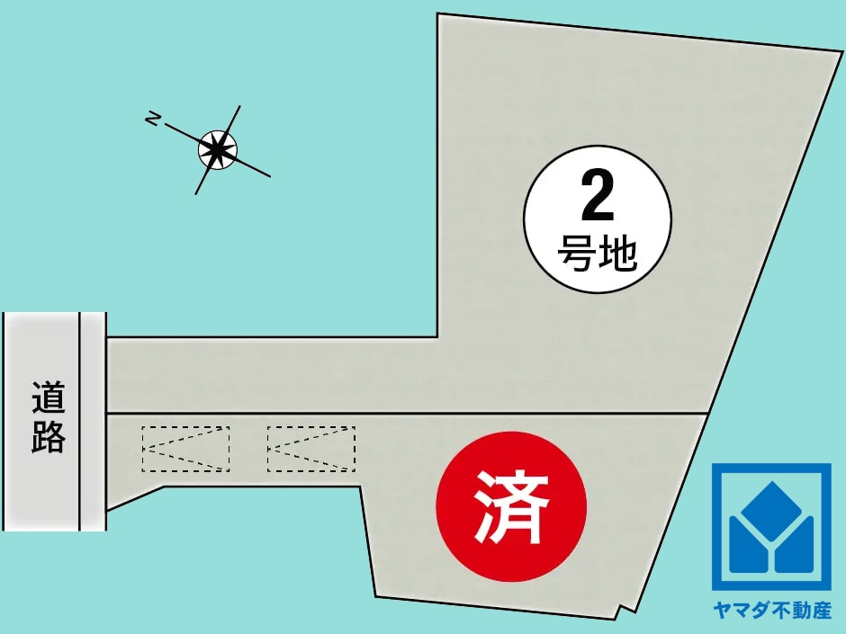西宮市桜谷町の区画図