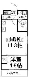 【間取り】 | カーサ・フェリーチェ桂