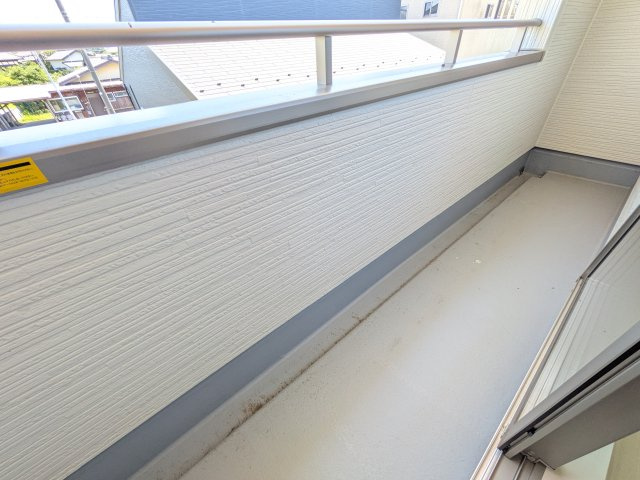 第1　常総市中妻町　新築戸建て　1号棟のバルコニー