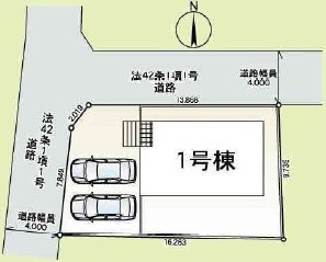 土浦市都和　第3　新築戸建ての区画図|区画図です♪