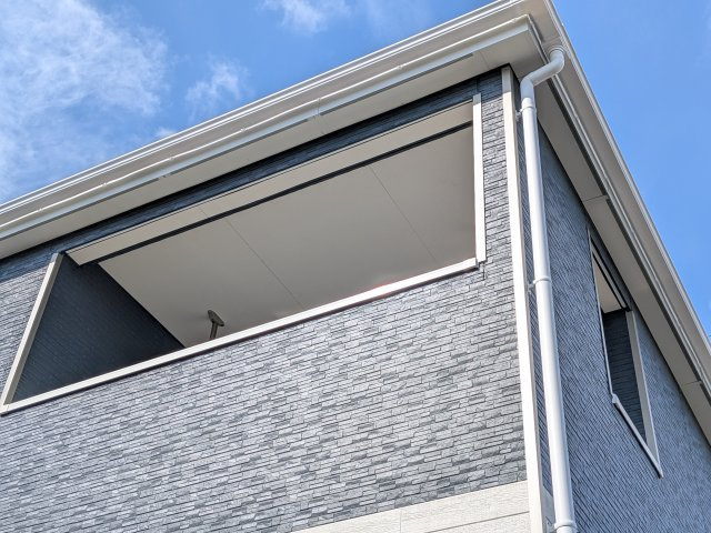 土浦市都和　第3　新築戸建てのバルコニー