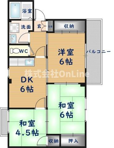【間取り】 | サンヴィレッジ上尾Ⅱ