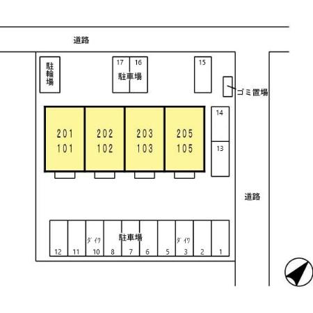 ニュー　エクセルの区画図