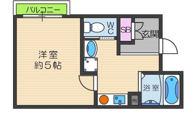 Le FIELD 002（リフィールド002）の間取り