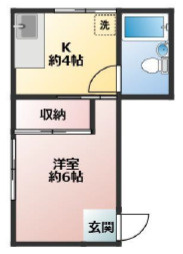 加野ハイツの間取り