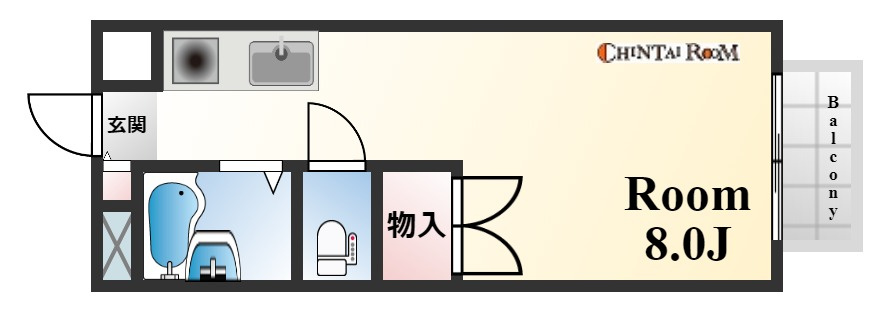 ペイサージュ御影の間取り