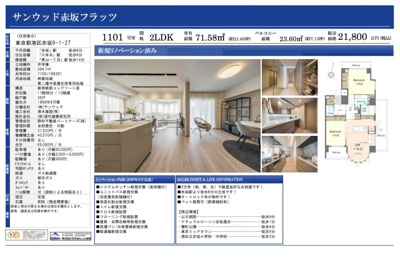 【その他】 | サンウッド赤坂フラッツ　仲介手数料無料＋100万円現金プレゼント中