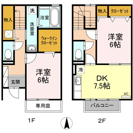 Ａｍｂｅｎｔｅ Ｂｕｅｎｏ C棟の間取り
