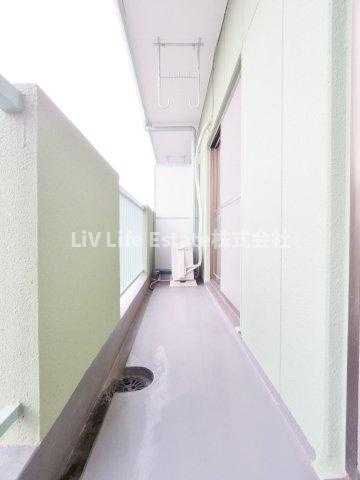 久米川グリーンハイツのバルコニー