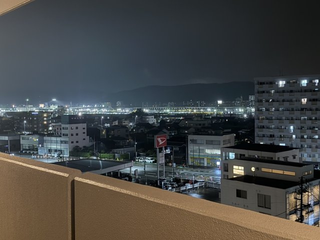 アルファスマート野田の展望|バルコニーからの眺望（夜）
