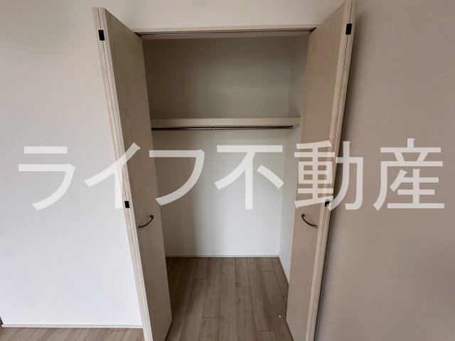 フジパレス小阪Ⅱ番館の収納|大きなスペースがあり、収納には困りません