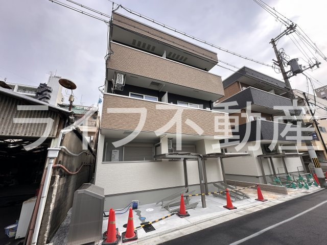 フジパレス小阪Ⅱ番館の外観|外観は落ち着いています