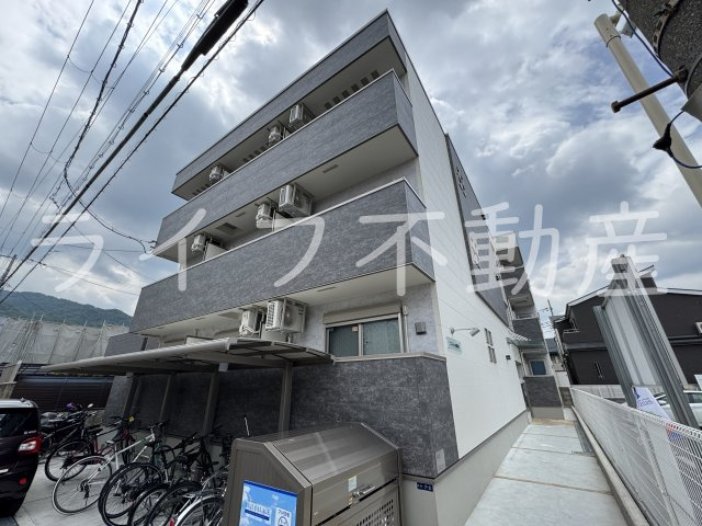 フジパレス瓢箪山の外観|外観は落ち着いています