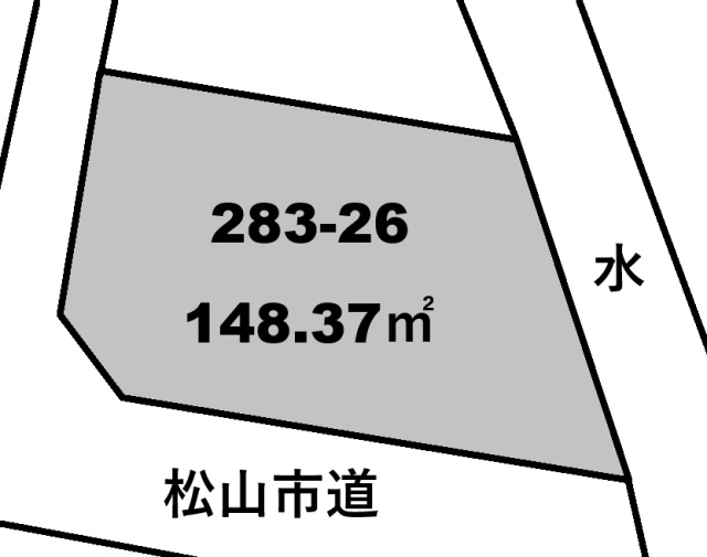 河野中須賀土地の土地図