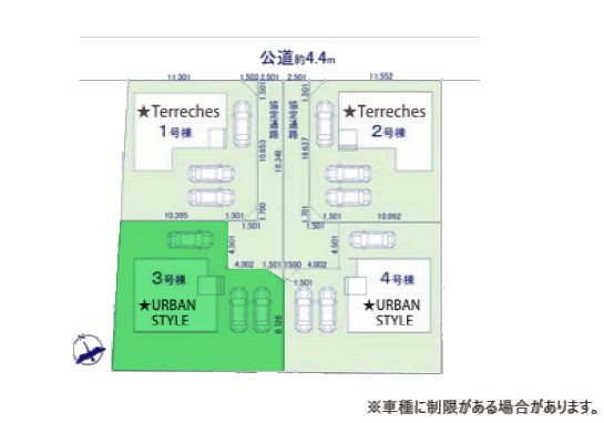 【区画図】 | アーバンスタイル高崎市棟高町1期ー③