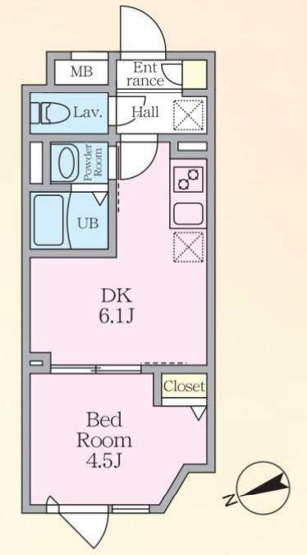 【間取り】 | エルファーロ中野Ⅸ