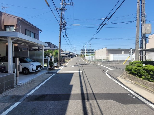 Terrechez西区新福寺町２期【仲介手数料無料　庄内小　名塚中】の前面道路含む現地写真|今すぐのご案内可能です！→  0120-336-922　までお気軽にお問い合わせください。