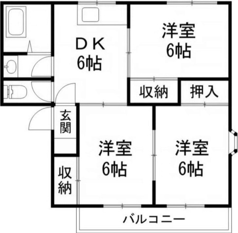 セジュール柏の間取り