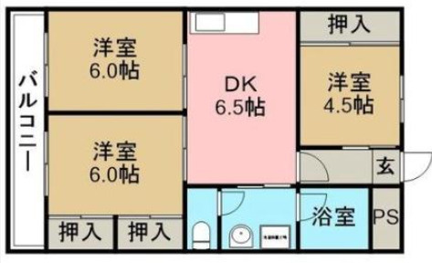 山本ビルの間取り