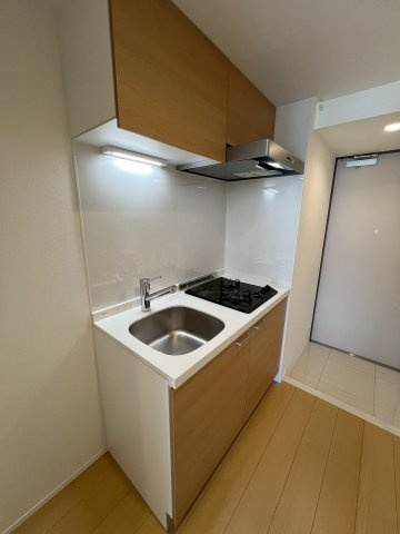 コンパクトなキッチンで掃除もラクラク