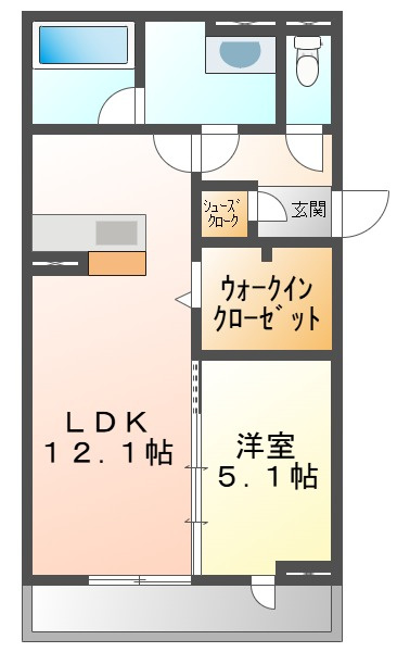 Ｌｕｖｅｒｉａの間取り