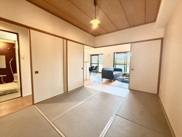 ユーハウス田辺通の和室|和室約6.0帖