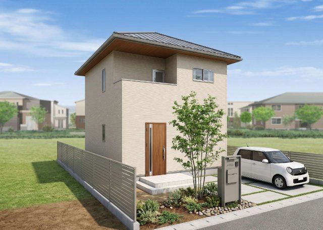 和泉市伏屋町3丁目土地の完成予想図|参考プラン　外観パース