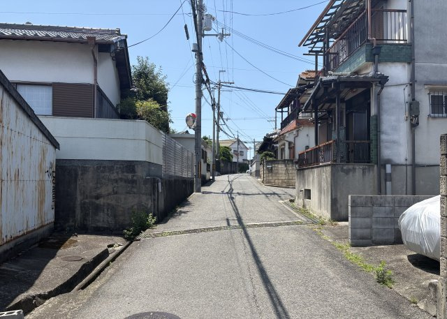 和泉市伏屋町3丁目土地の前面道路含む現地写真|南側道路