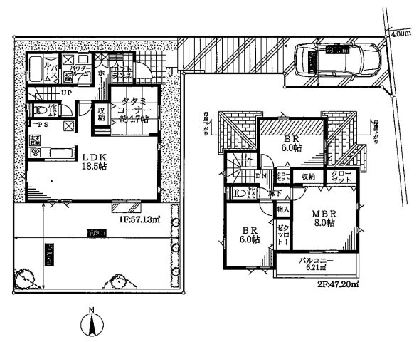 【横浜市旭区上白根2丁目61全4棟新築戸建て】★仲介手数料無料★（上白根小学校・上白根中学校）